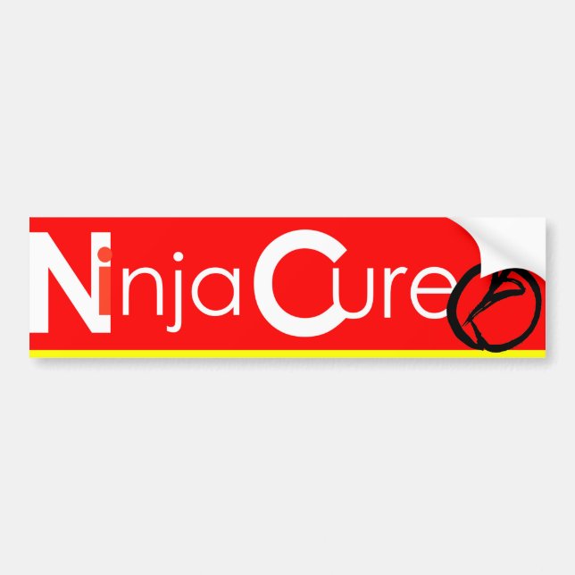Autocollant De Voiture #NinjaCure stc0.1 (Devant)