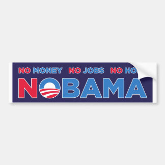 AUTOCOLLANT DE VOITURE NOBAMA