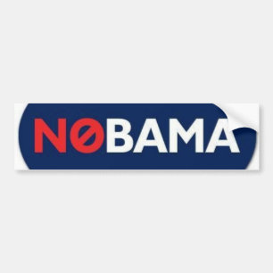AUTOCOLLANT DE VOITURE NOBAMA