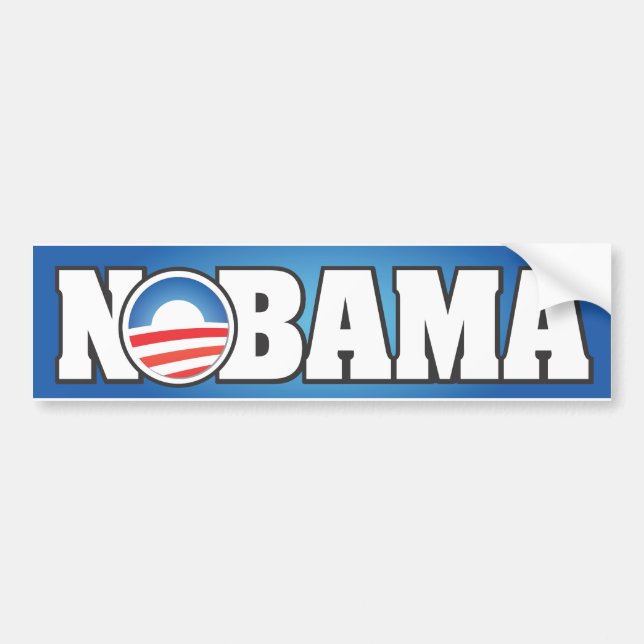 AUTOCOLLANT DE VOITURE NOBAMA (Devant)