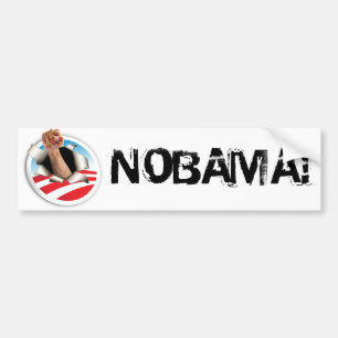 AUTOCOLLANT DE VOITURE NOBAMA