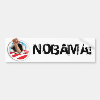 AUTOCOLLANT DE VOITURE NOBAMA