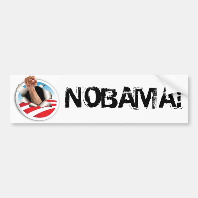 AUTOCOLLANT DE VOITURE NOBAMA (Devant)