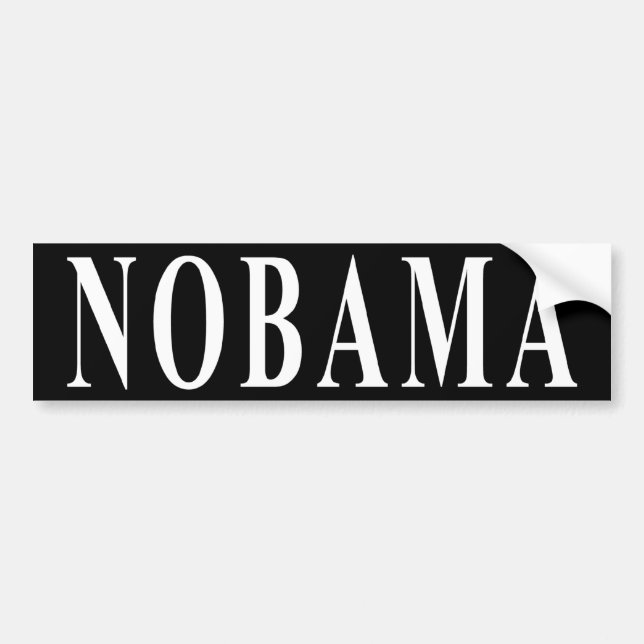 Autocollant De Voiture NOBAMA classique (Devant)