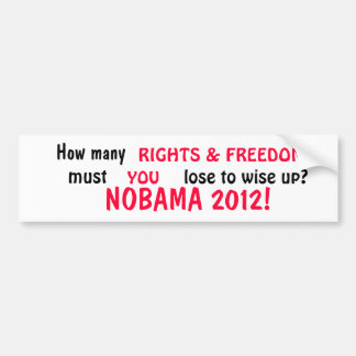 Autocollant De Voiture NOBAMA - Droites