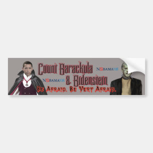 Autocollant De Voiture Nobama Halloween-Barackula et adhésif pour