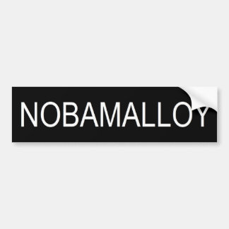 AUTOCOLLANT DE VOITURE NOBAMALLOY