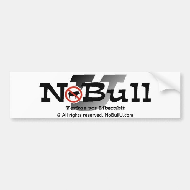 Autocollant De Voiture NoBullU (Devant)