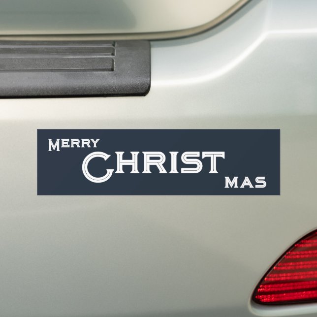 Autocollant De Voiture Noël Christian Texte Inspiration (En voiture)