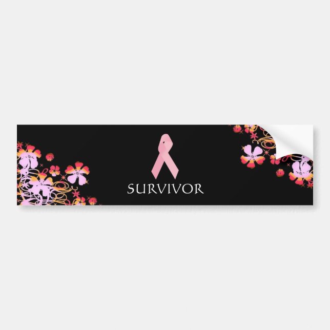 Autocollant De Voiture Noir d'adhésif pour pare-chocs de SURVIVANT (Devant)