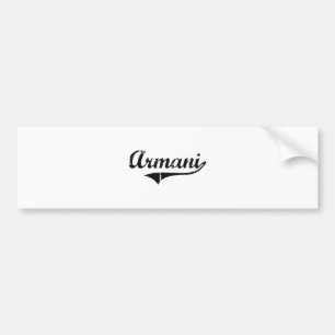 Autocollant De Voiture Nom classique de style d'Armani