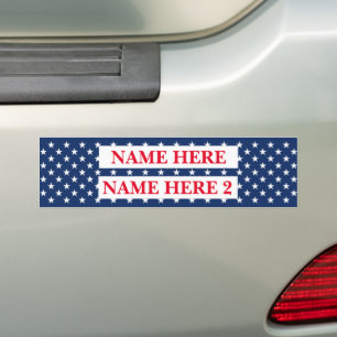 Autocollant De Voiture Nom de l'élection de Personnaliser