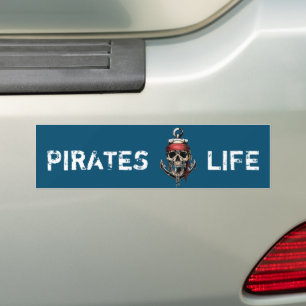 Autocollant De Voiture Nom du capitaine Pirate Legend NAUTICAL