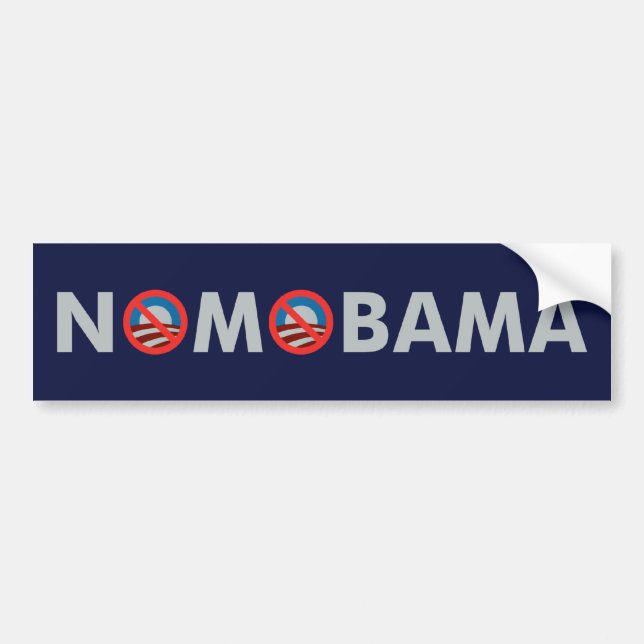 AUTOCOLLANT DE VOITURE NOMOBAMA (Devant)
