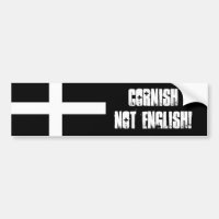 "Non anglais cornouaillais !" Adhésif pour