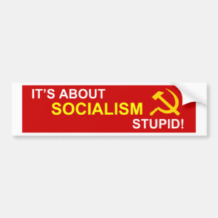 Autocollant De Voiture Non au socialisme