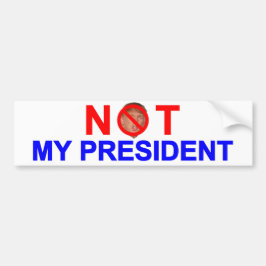 Autocollant De Voiture Non mon président