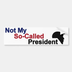 Autocollant De Voiture Non mon soi-disant président