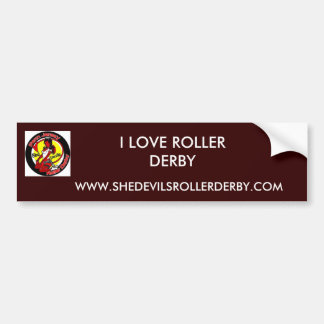 Autocollant De Voiture normal_shedevilslogo, WWW.SHEDEVILSROLLERDERBY….