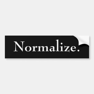 Autocollant De Voiture Normalisez l'adhésif pour pare-chocs - customisé