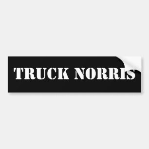 AUTOCOLLANT DE VOITURE NORRIS DE CAMION