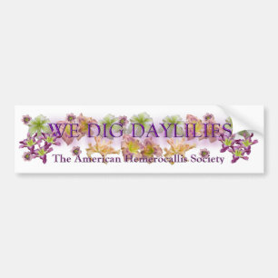 Autocollant De Voiture Nous creusons le logo de Daylilies