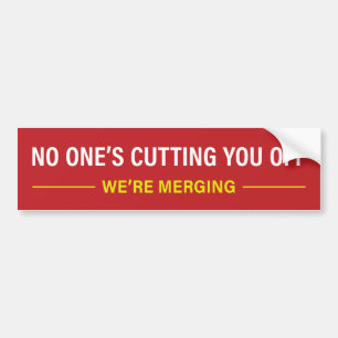 Autocollant De Voiture Nous fusionnons — Sticker pare-chocs