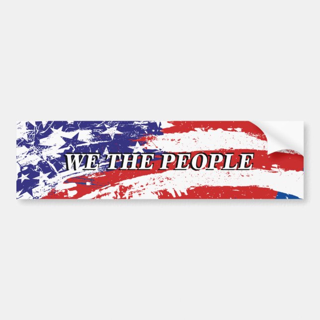 Autocollant De Voiture NOUS LE PEUPLE - Sticker pare-chocs (Devant)