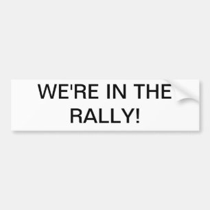 Autocollant De Voiture Nous sommes dans le rassemblement !