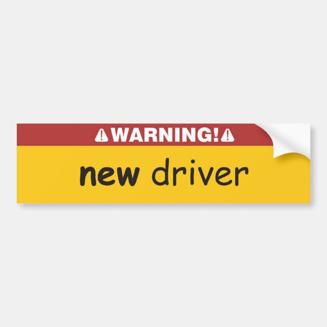 Autocollant De Voiture nouveau conducteur (Devant)
