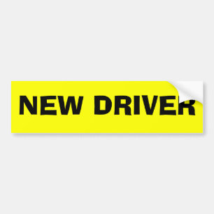 AUTOCOLLANT DE VOITURE NOUVEAU CONDUCTEUR