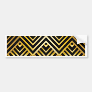 Autocollant De Voiture nouveau d'art, deco, or, noir, chic, élégant,