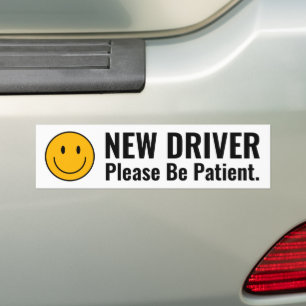 Autocollant De Voiture Nouveau pilote : Soyez Patient