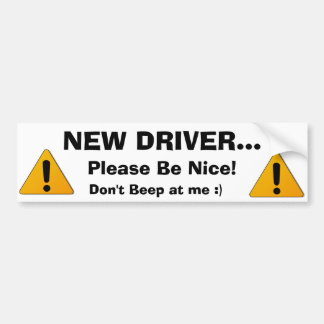 Autocollant De Voiture Nouvel adhésif pour pare-chocs de conducteur