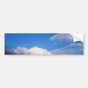 Autocollant De Voiture Nuages blancs et ciel bleu