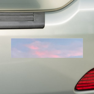Autocollant De Voiture Nuages roses personnalisables