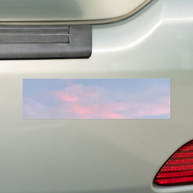 Autocollant De Voiture Nuages roses personnalisables (En voiture)