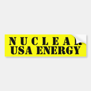 AUTOCOLLANT DE VOITURE NUCLÉAIRE