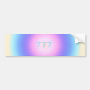 Autocollant De Voiture Numéros d'ange 777 - Bonne fortune