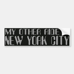 AUTOCOLLANT DE VOITURE NYC