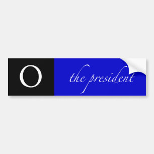 Autocollant De Voiture O   le bleu du président  