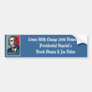 Autocollant De Voiture obama000_1, vient avec le changement 2008 P