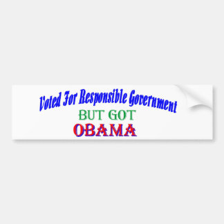 AUTOCOLLANT DE VOITURE OBAMA3