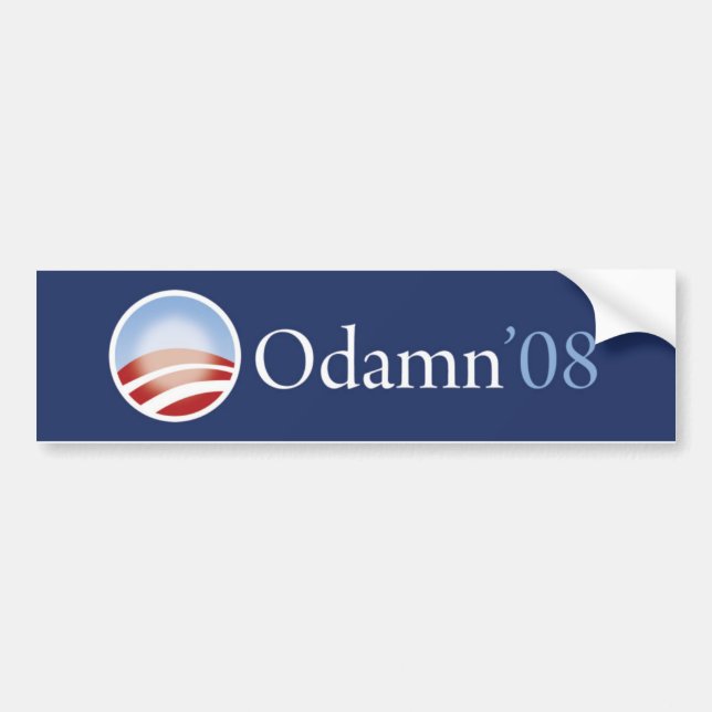 Autocollant De Voiture Obama 2008 (Devant)