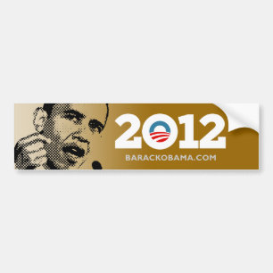 Autocollant De Voiture Obama 2012