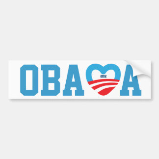 Autocollant De Voiture Obama 2012