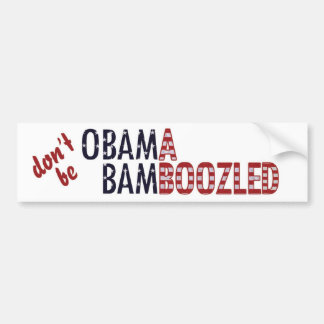 Autocollant De Voiture Obama a embobiné - customisé