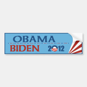 Autocollant De Voiture Obama - adhésif pour pare-chocs 2012 de Biden