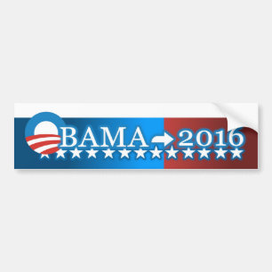 Autocollant De Voiture Obama - > adhésif pour pare-chocs 2016