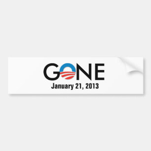 Autocollant De Voiture obama, ALLÉ, le 21 janvier 2013 adhésif pour